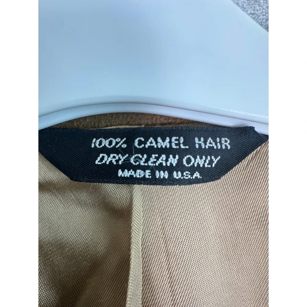 Mens 100% Camel‎ Hair Blazer Jacket Brown Classic Made in USA Excellent 41 R